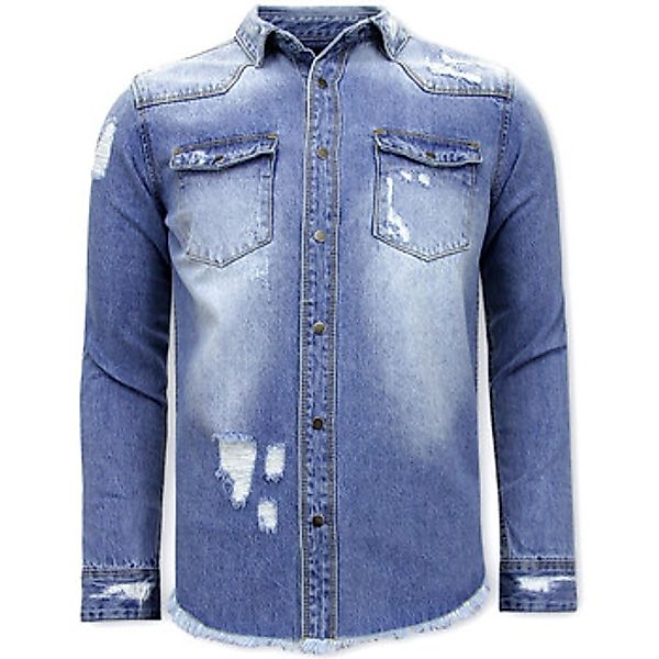 Enos  Hemdbluse Jeanshemd günstig online kaufen