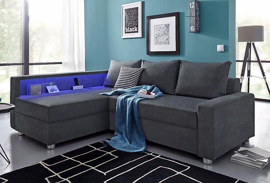 COLLECTION AB Ecksofa Relax L-Form, inklusive Bettfunktion, Federkern, wahl günstig online kaufen