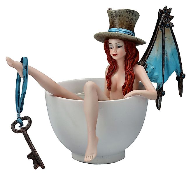 Figuren Shop GmbH Fantasy-Figur Elfen Figur in Tasse - Steampunk Bath by Am günstig online kaufen