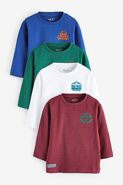 Next Langarmshirt Langärmelige Shirts mit Figurenmotiv günstig online kaufen