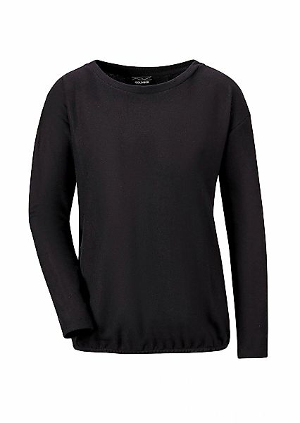 GOLDNER Kurzarmshirt "Shirt" Mit Gummibund am Saum günstig online kaufen