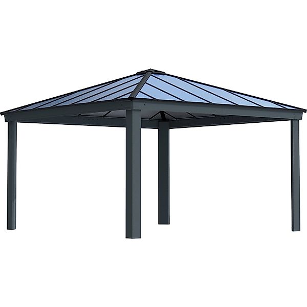 Palram - Canopia Dallas Garden Gazebo 306,7 cm x 422 cm x 422 cm Anthrazit günstig online kaufen