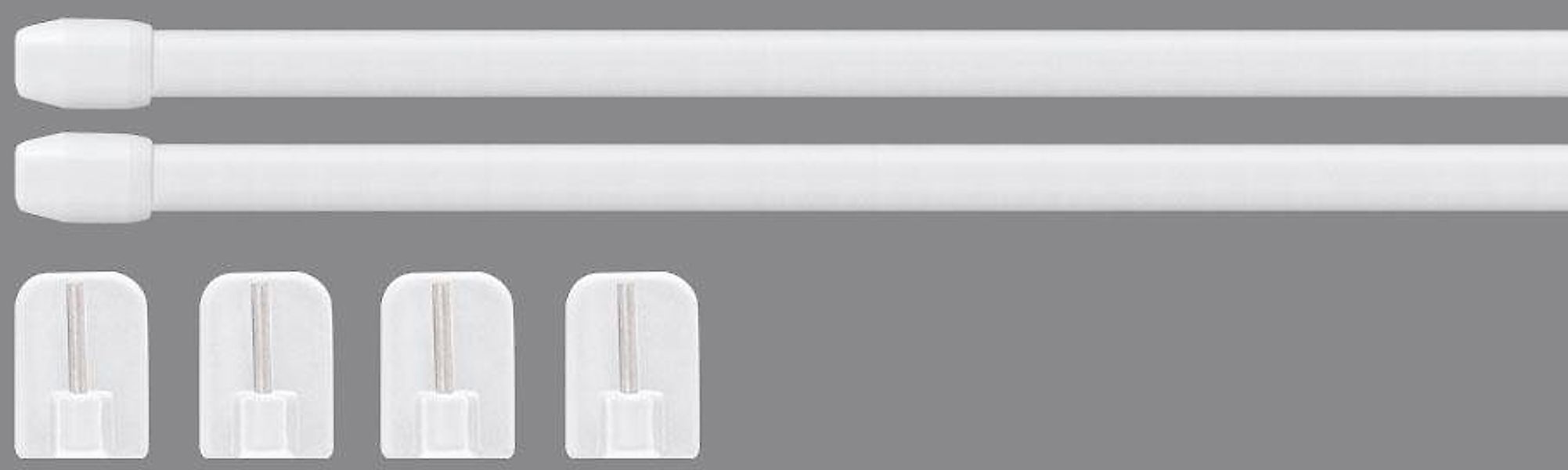 Good Life Scheibenstange Vitrage, Ø 11 mm, 1-läufig, ausziehbar, ohne Bohre günstig online kaufen