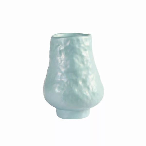 Vase Fused Goblet keramik blau / Ø 9,5 x H 14 cm - Keramik - & klevering - günstig online kaufen