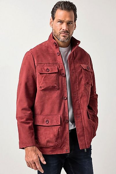 JP1880 Lederjacke Leder-Fieldjacket Leder Ziegen-Veloursleder günstig online kaufen