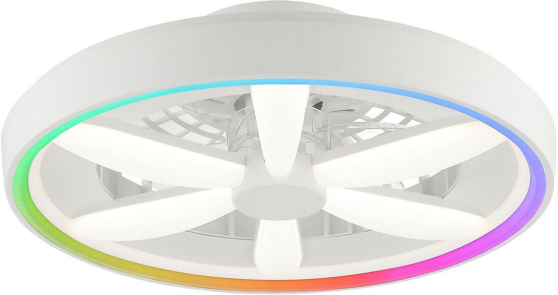 Brilliant LED Deckenleuchte Gaiano, CCT - über Fernbedienung, Dimmfunktion, günstig online kaufen