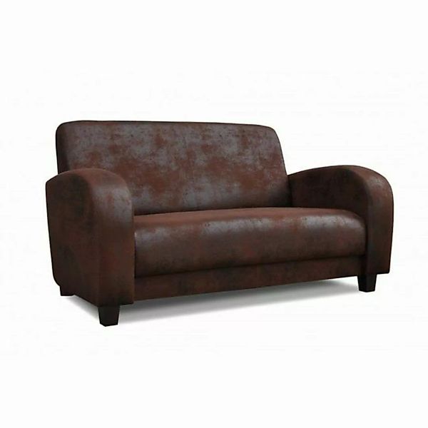 JVmoebel Sofa Luxus Brauner 2-Sitzer Couch modernes Design Möbel Sofa Neu, günstig online kaufen