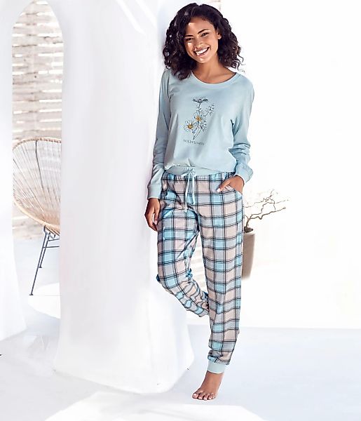 Vivance Dreams Pyjama, 2 Stk. mit Frontdruck günstig online kaufen