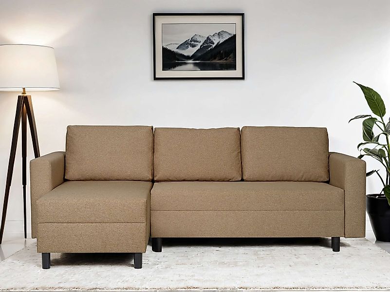 INOSIGN Ecksofa GLENOE Schlafsofa mit Bettkasten, günstig online kaufen