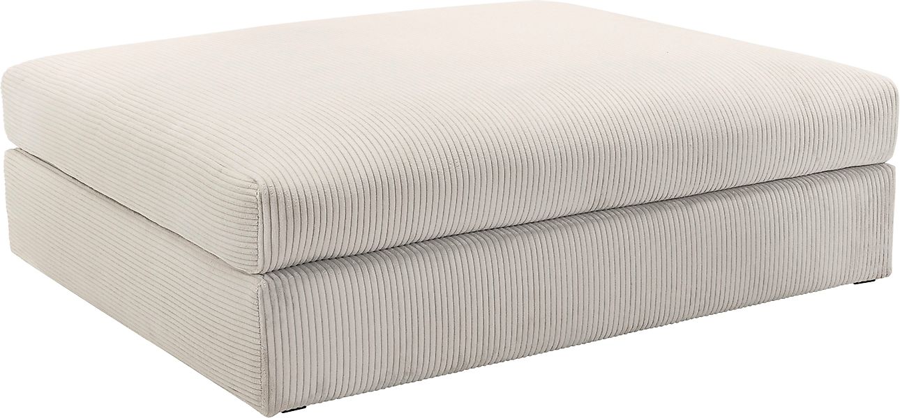 Home affaire Polsterhocker "Soft&Cosy XXL, B: 125 cm" Mega-Hocker, in Cord günstig online kaufen