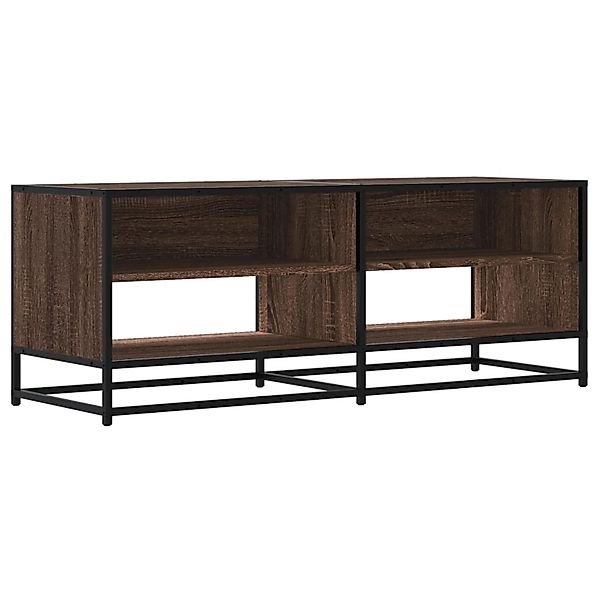 vidaXL TV-Schrank Braun Eiche-Optik 120,5x40x46cm Holzwerkstoff Metall 8488 günstig online kaufen