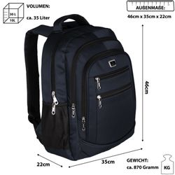 EAAKIE Rucksack EAAKIE Rucksack Laptop Sport günstig online kaufen