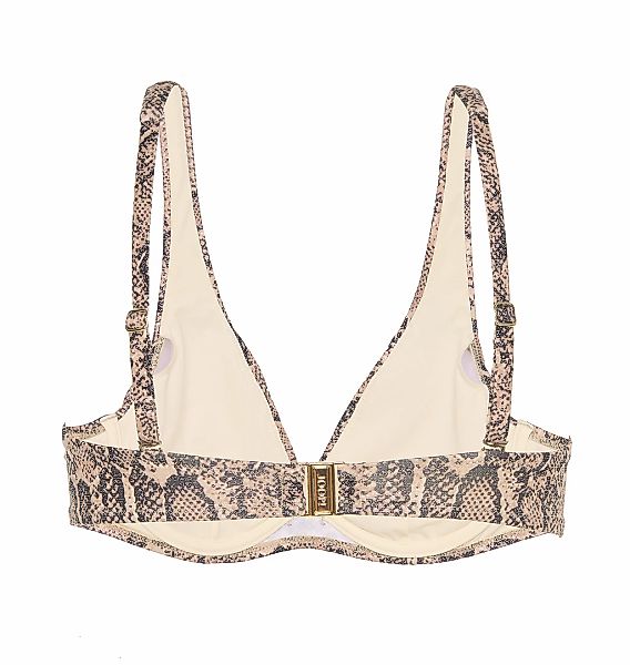 JOOP! Triangel-Bikini-Top Python, Animal-Print mit Glanz-Effekt, günstig online kaufen