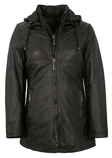 EXZ by Existenz Lederjacke Angelica Existenz - Damen Ledermantel 2in1 Jacke günstig online kaufen