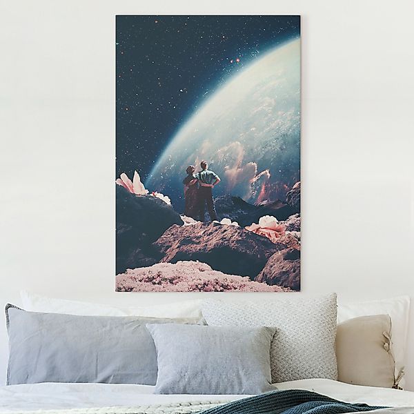 Leinwandbild Galaxie Ausblick genießen günstig online kaufen