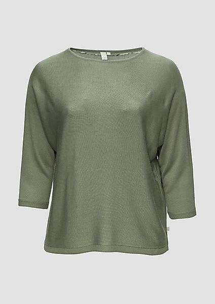 QS Strickpullover Strickpullover mit Fledermausarm günstig online kaufen