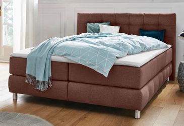 andas Boxspringbett "Salo" incl. Topper, 6 Breiten, 2 Härtegrade, TFK auch günstig online kaufen