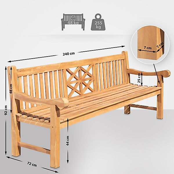 CLP Gartenbank Florida, Holzbank für den günstig online kaufen