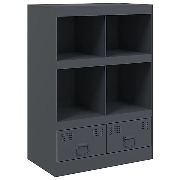 vidaXL Highboard Anthrazit 67x39x95 cm Stahl 841801 günstig online kaufen