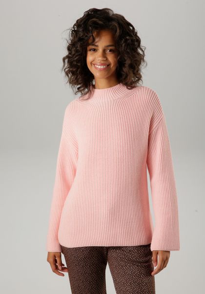 Aniston CASUAL Strickpullover mit Stehkragen günstig online kaufen