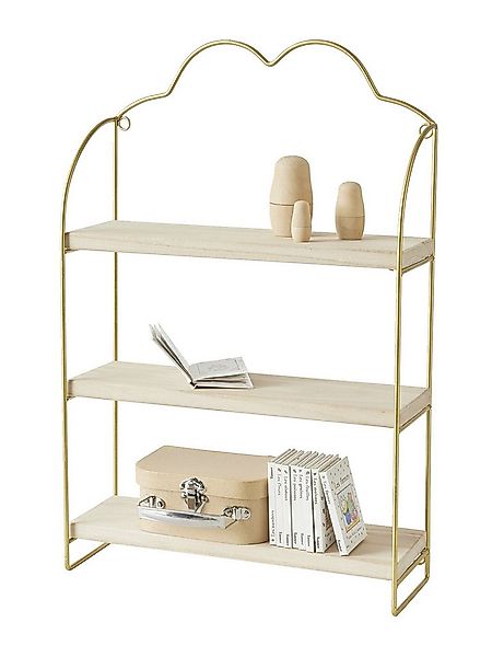 vertbaudet Wandregal Wandregal WOLKE mit 3 Regalböden, Kinderzimmer günstig online kaufen