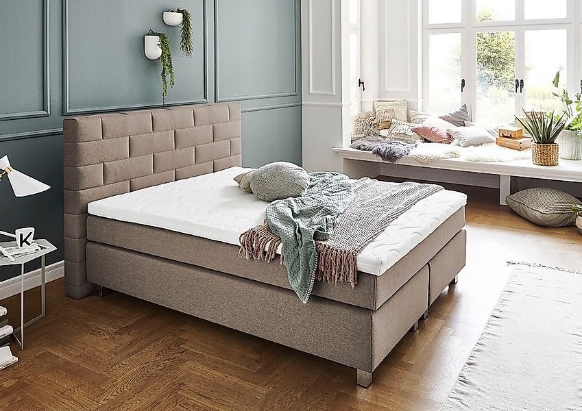 Westfalia Schlafkomfort Boxspringbett, mit Topper günstig online kaufen