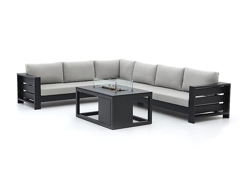 Bellagio Avolo/Cosiraw 120 cm Ecklounge-Set mit Feuertisch 3-teilig links günstig online kaufen