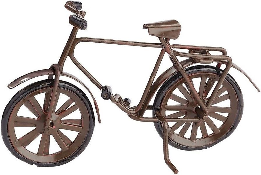 HobbyFun Dekofigur Miniatur, Fahrrad, braun, ca. 9,5 x 6 cm, Hobbyfun, Bast günstig online kaufen