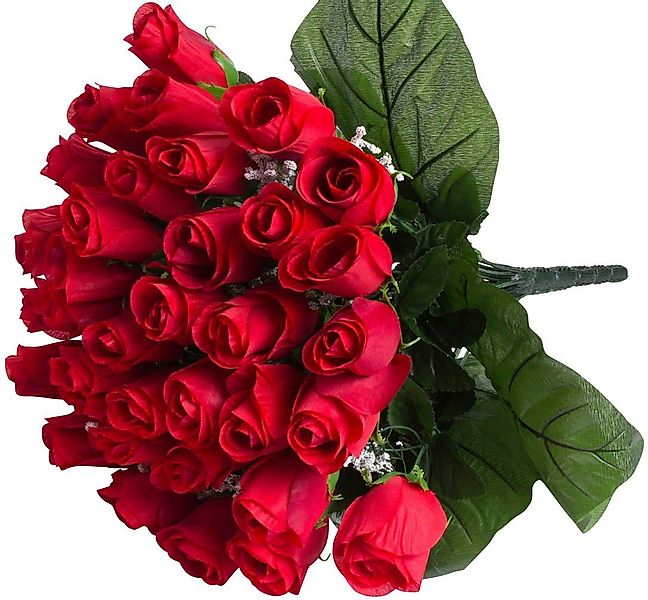 Kunstblume Rosenstrauß mit 36 Rosen, Botanic-Haus, günstig online kaufen