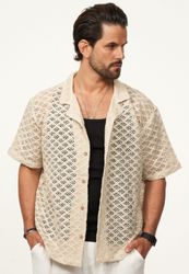 SOULSTAR Kurzarmhemd im Vintage Summer-Look Herren günstig online kaufen