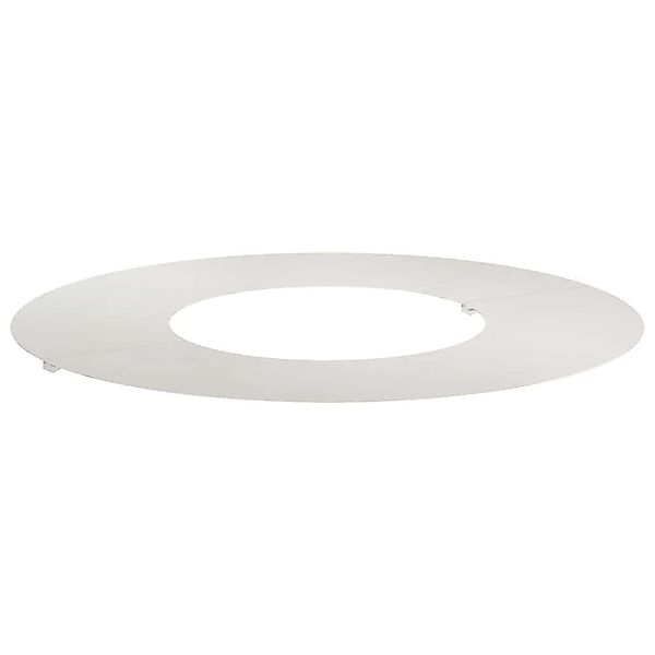 vidaXL Blumentopf Flacher Baumring Silber Ø30 günstig online kaufen