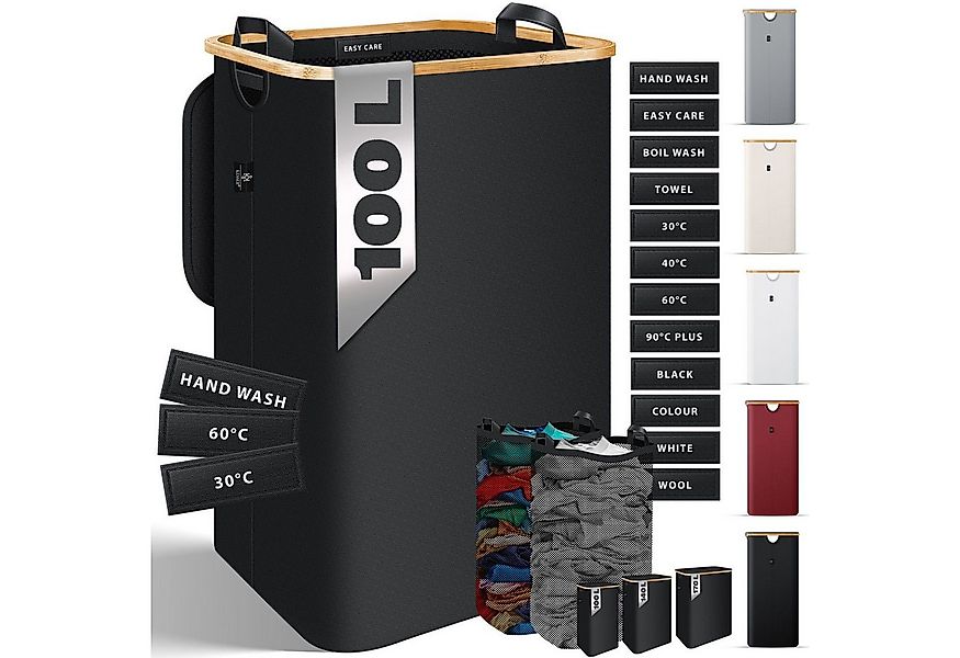 KESSER Wäschekorb, mit Deckel faltbar Wäschebox Wäschetruhe Wäschetonne günstig online kaufen