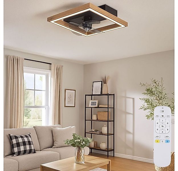 GLOBO LIGHTING Deckenventilator, Deckenventilator Lüfter Deckenlampe LED Ho günstig online kaufen