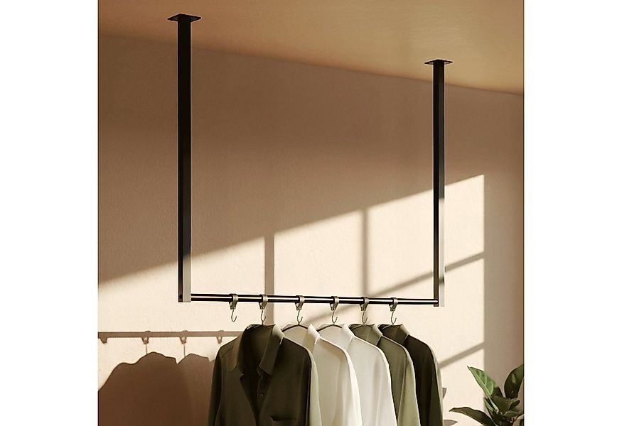 CLP Garderobenständer Fenton, mit 6 Kleiderhaken, für Deckenmontage günstig online kaufen