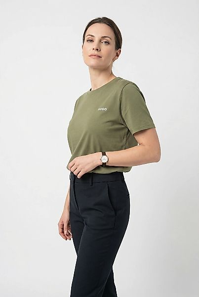 HUGO Underwear T-Shirt mit rundem Ausschnitt, regular fit, toniges Markenlo günstig online kaufen