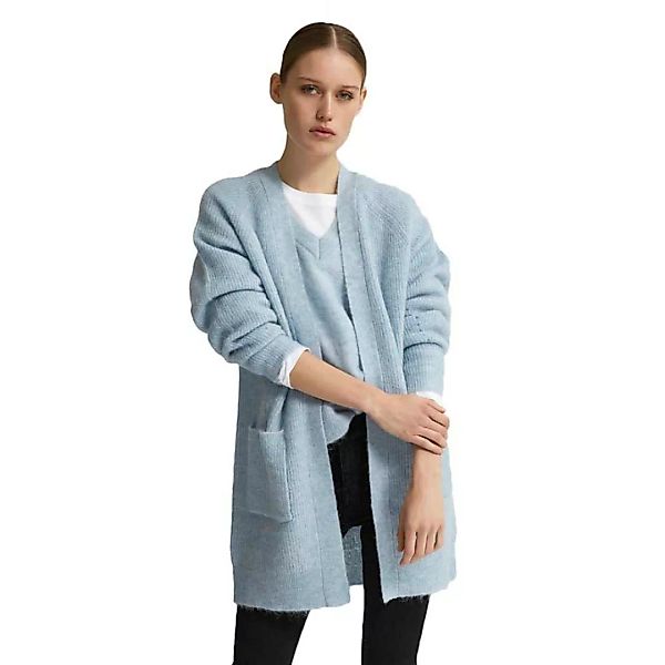 Selected Lulu Long Strickjacke XS Cashmere Blue günstig online kaufen