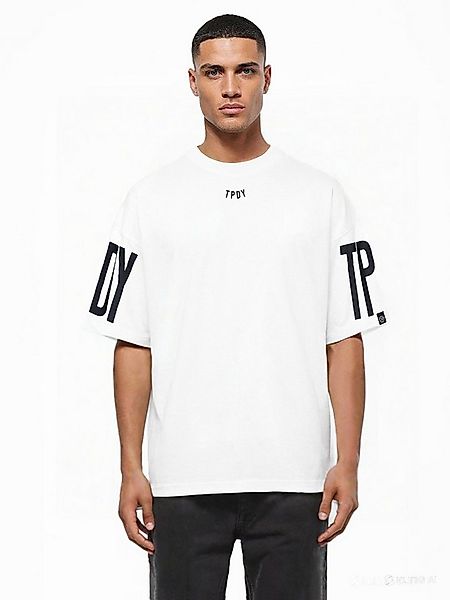 trueprodigy Oversize-Shirt Viktor Logoprint Rundhals dicker Stoff günstig online kaufen