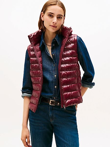 Tommy Hilfiger Steppweste "LW PADDED SLIM VEST", leicht glänzende Oberfläch günstig online kaufen