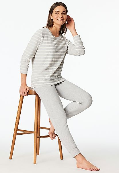 Schiesser Schlafanzug "Casual Essentials" 2 Stk. tlg., wärmende Frottee-Qua günstig online kaufen
