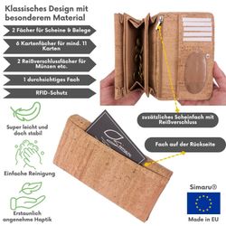 Simaru Geldbörse MAJA, Geldbörse für Damen günstig online kaufen