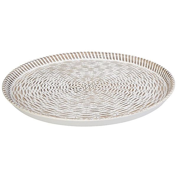 MICA Dekoteller Dekotablett rund - aus günstig online kaufen