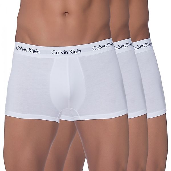 Calvin Klein 3er-Set Low Rise Trunks Weiss günstig online kaufen