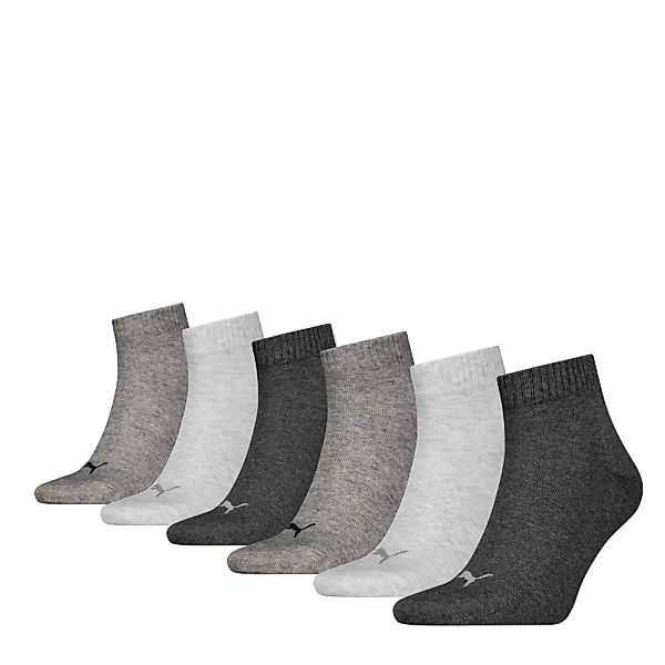 PUMA Kurzsocken "PUMA UNISEX QUARTER PLAIN 6P ECOM", (6er-Pack), mit feucht günstig online kaufen