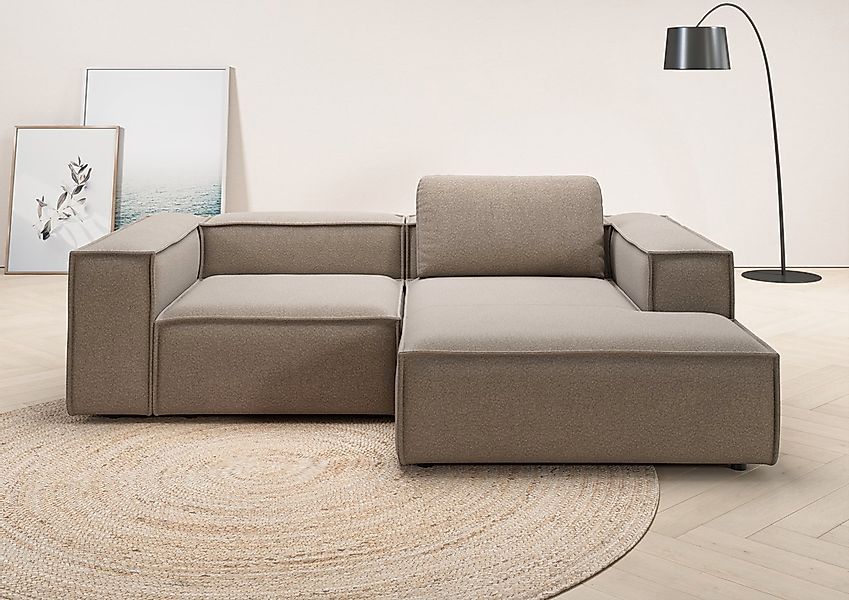 Home affaire Ecksofa "Watertown, kompakte L-Form, 246 cm breite für kleiner günstig online kaufen