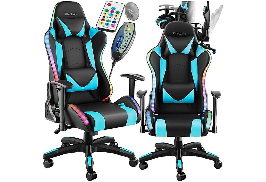tectake Gaming-Stuhl Gamingstuhl (Set, 1 St), Verstellbare Rückenlehne und günstig online kaufen
