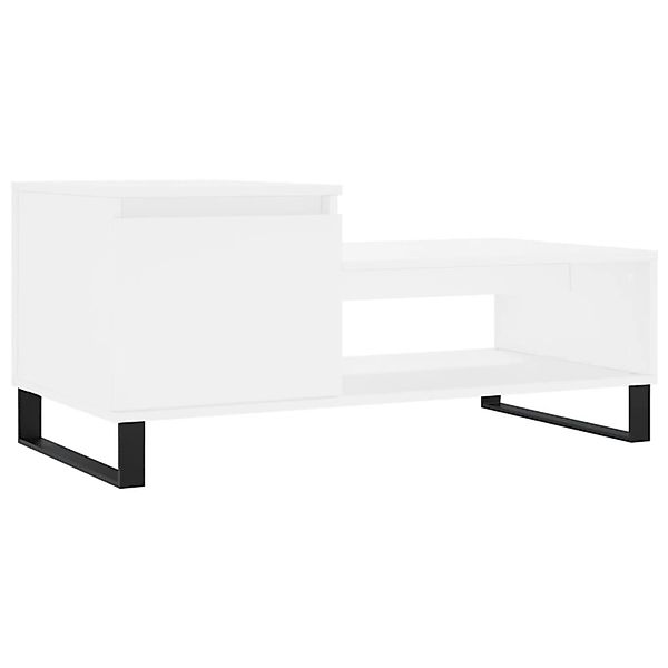 vidaXL Couchtisch Weiß 100x50x45 cm Holzwerkstoff 830836 günstig online kaufen