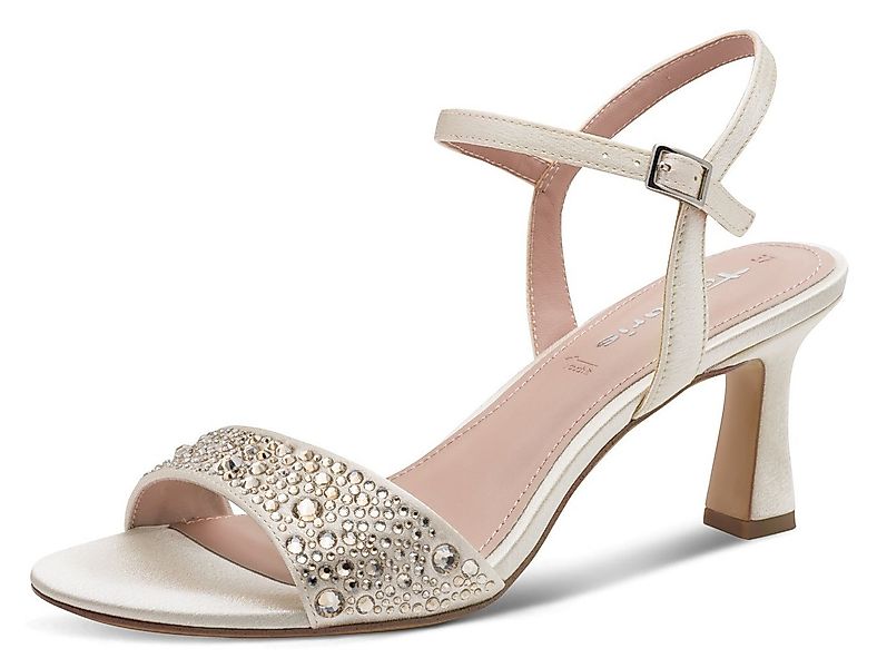 Tamaris Sandalette Hochzeitsschuh, Abendschuh mit glitzernden Strasssteinen günstig online kaufen