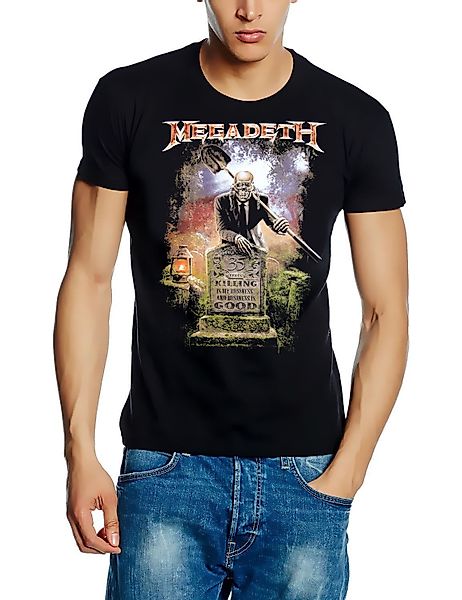 coole-fun-t-shirts Print-Shirt MEGADEATH T-Shirt black 35 günstig online kaufen