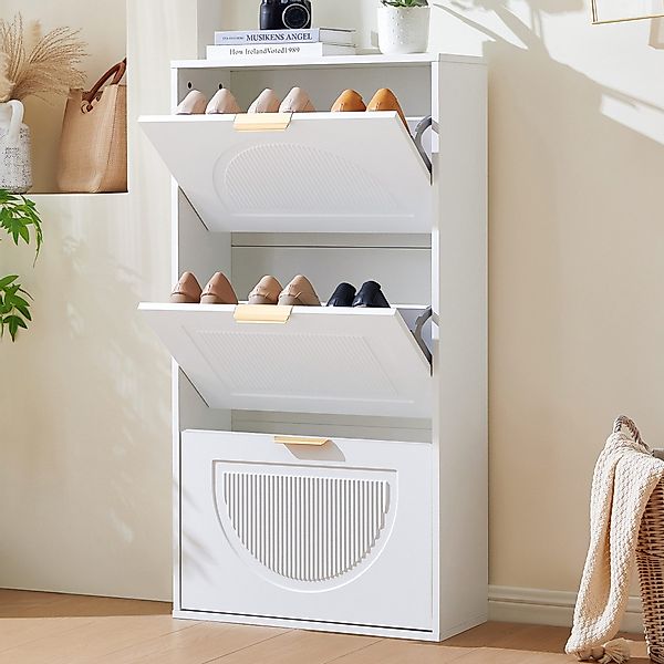 KLAM HOME Schuhschrank Schuhschrank Schuhkipper Schmal günstig online kaufen