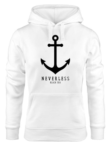 Neverless Hoodie Hoodie Damen Anker Nautical günstig online kaufen